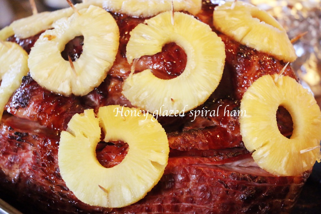 Honey glazed spiral ham
