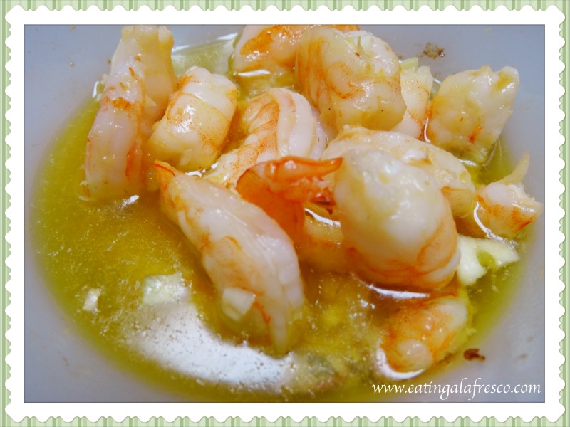Gambas al Ajillo- Shrimp in garlic sauce