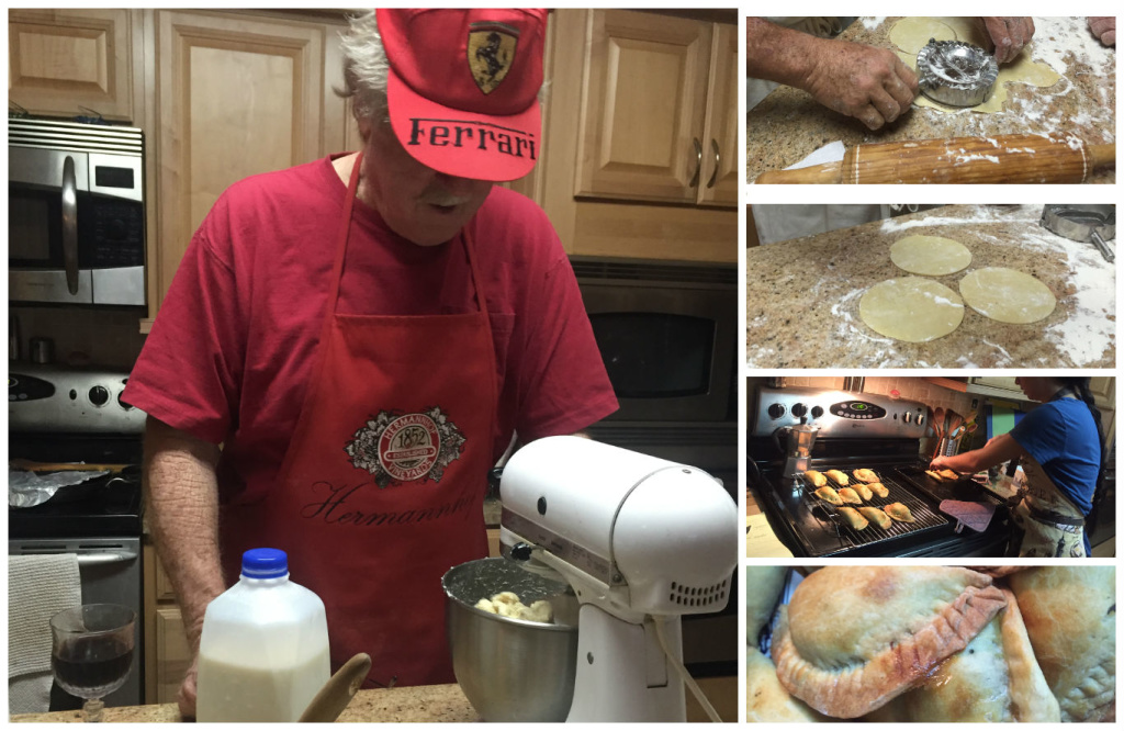 Making empanadas