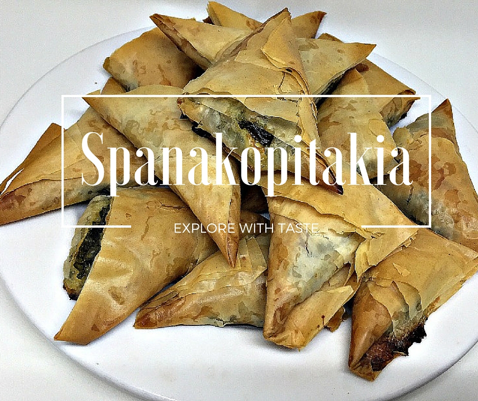 Spinach triangles, spinach pies