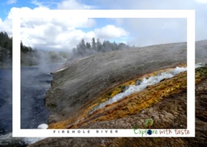 EXCELSIOR FLOWING INTO THE FIREHOLE RIVER