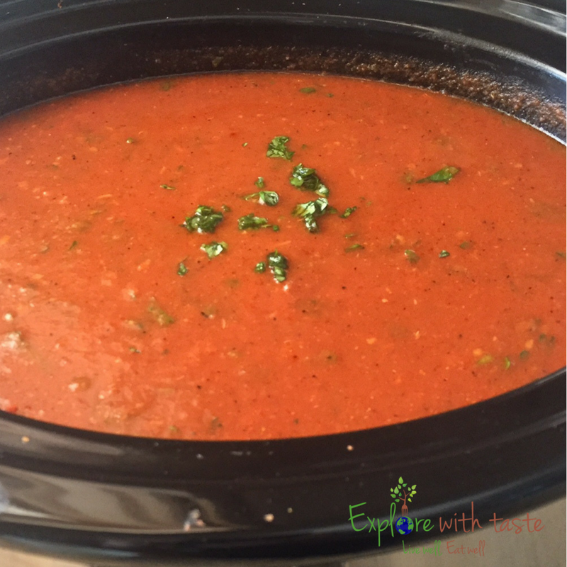 tomato sauce, roasted garlic & basil