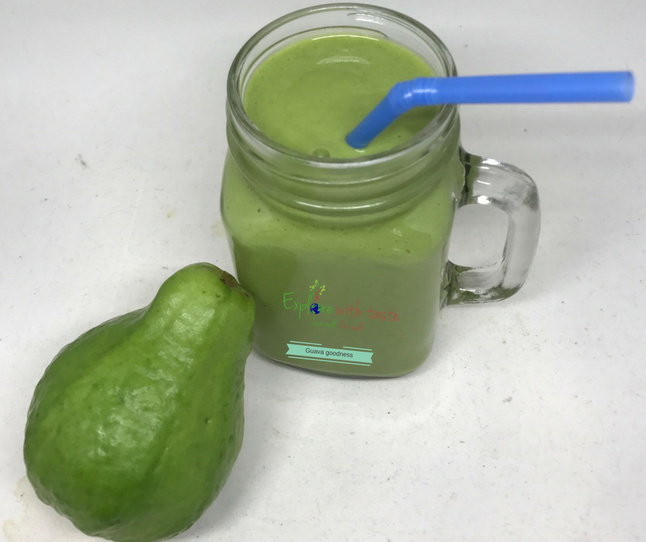 Guava green smoothie