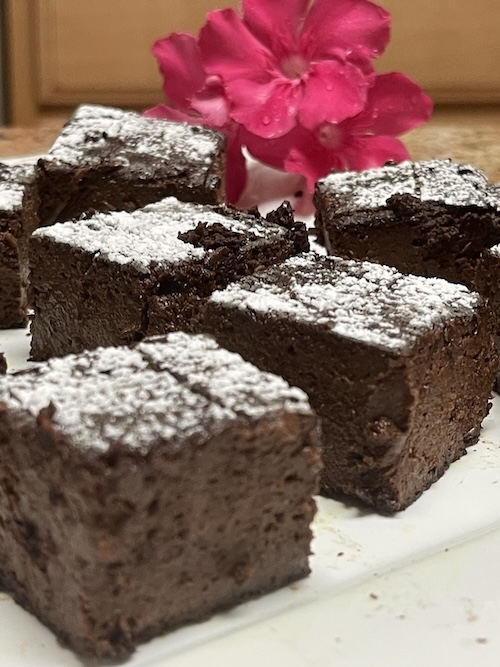 Healthy protein brownies