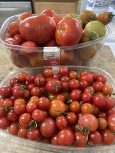 Fresh cherry tomatoes